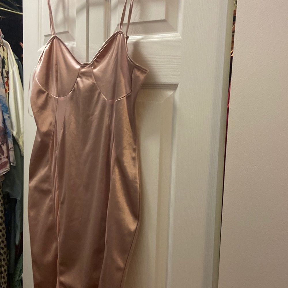 Pink Rose Bodycon Dress